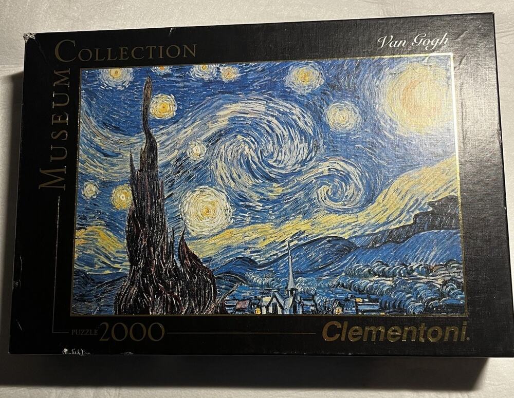 Museum Collection Starry Night Van Gogh 3000 Piece Jigsaw Puzzle Multicolor